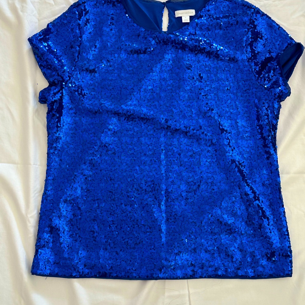 Sequin blue! Beautiful and classy